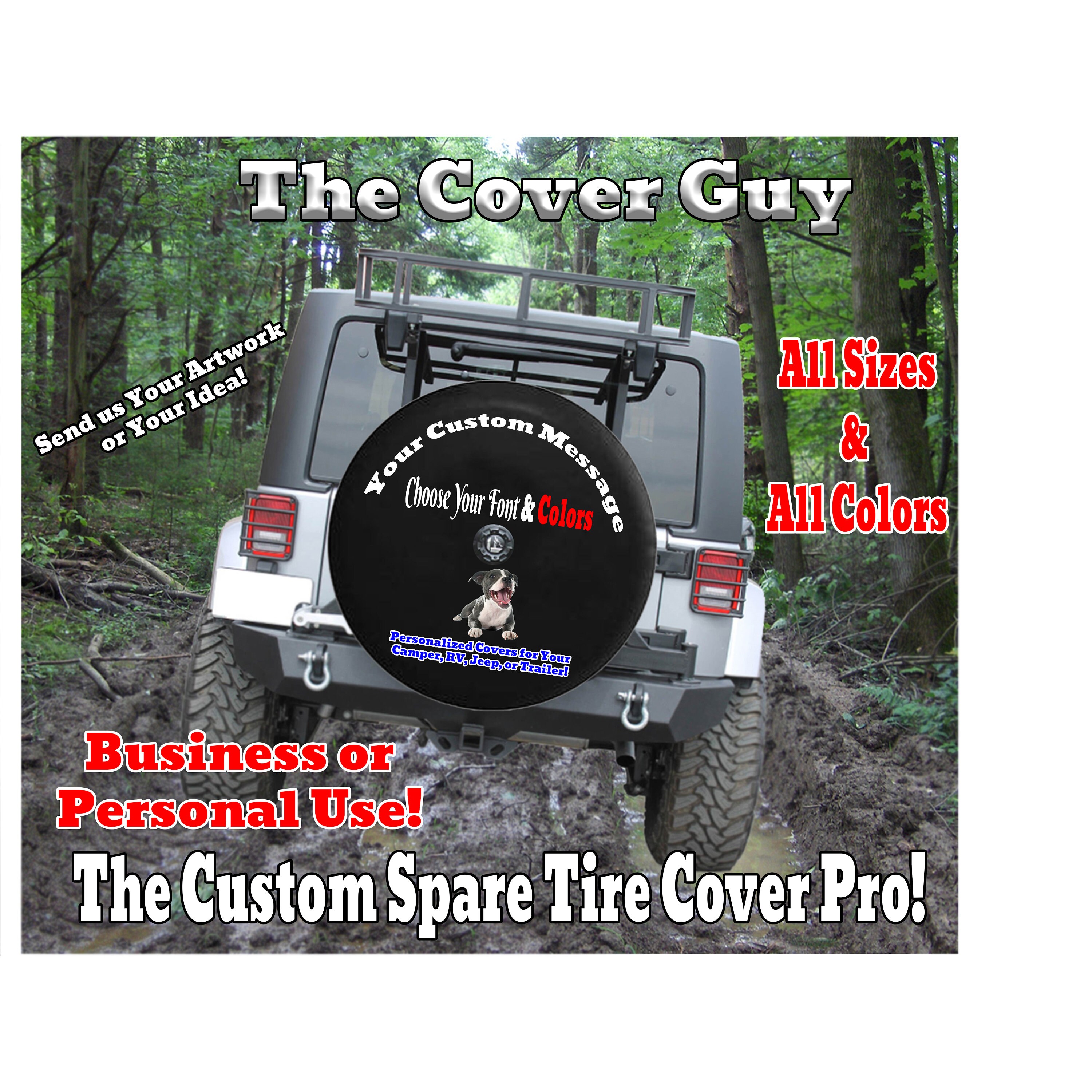 RV Golden Compass Black Spare Tire Cover UV Sun Wheel Covers Fit for Jeep,Trailer SUV and Many Vehicle 16 Inch