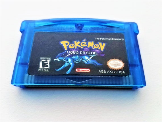 Pokemon Liquid Crystal Version Nintendo Game Boy Advance Gba Gba Sp Fan Made Game Gameboy