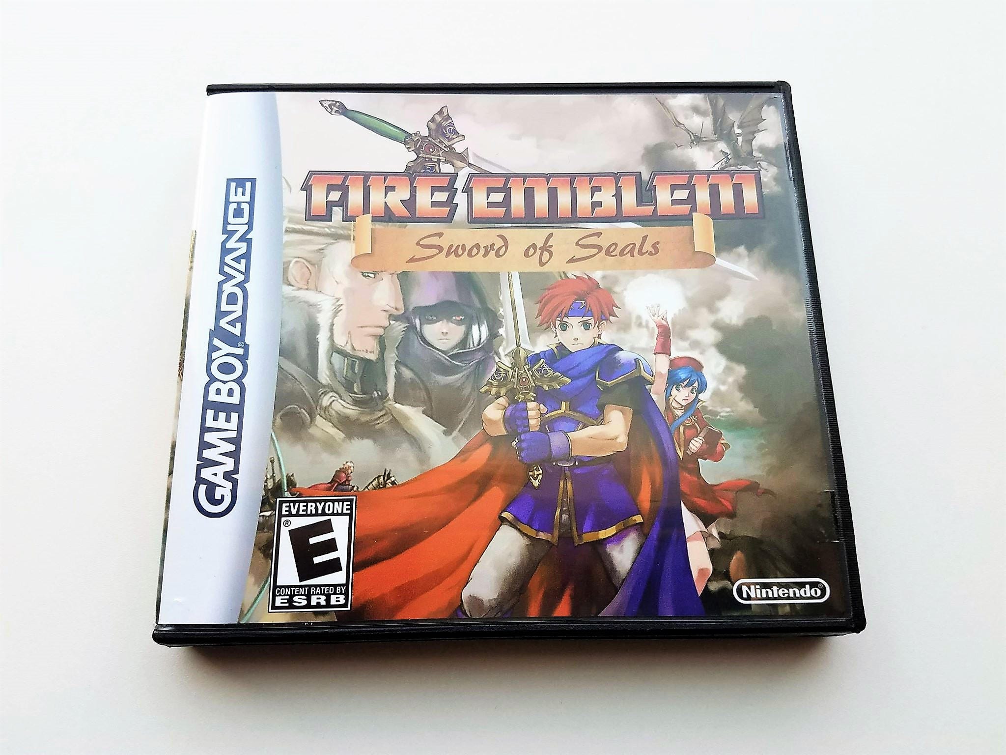 Fire Emblem Sword of Seals Game Case Binding Blade GBA