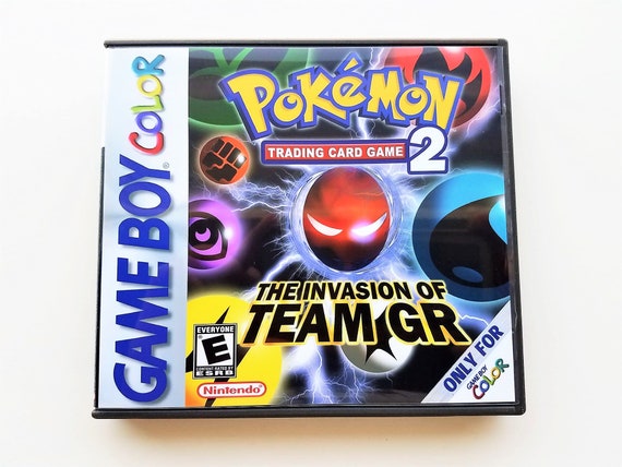 Pokemon Trading Card 2 Game Custom Case Box English Fan Translated Custom Game Boy Color Gbc Gba Nintendo Invasion Of Team Gr