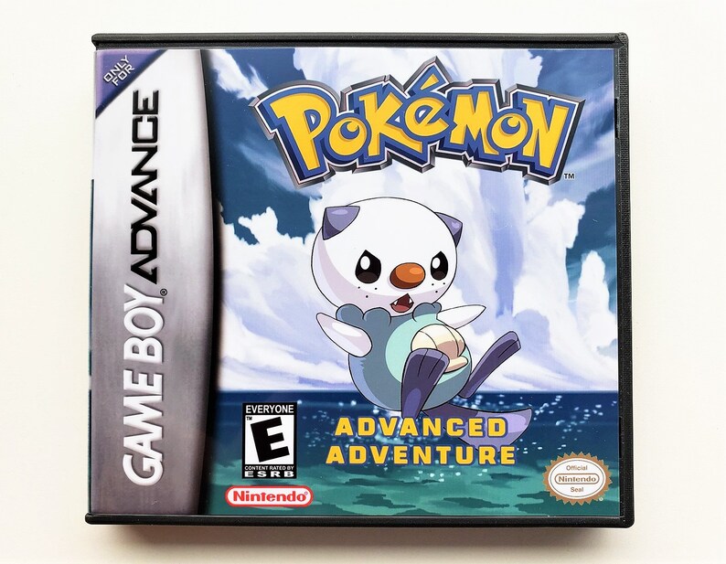 Pokemon Advanced Adventure Nintendo Game Boy Advance Gba Game Custom Case English Fan Made Rom Hack - 