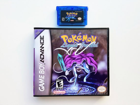 Pokemon Liquid Crystal Version W Custom Case Us Seller Nintendo Gba Custom English Fan Made Hack