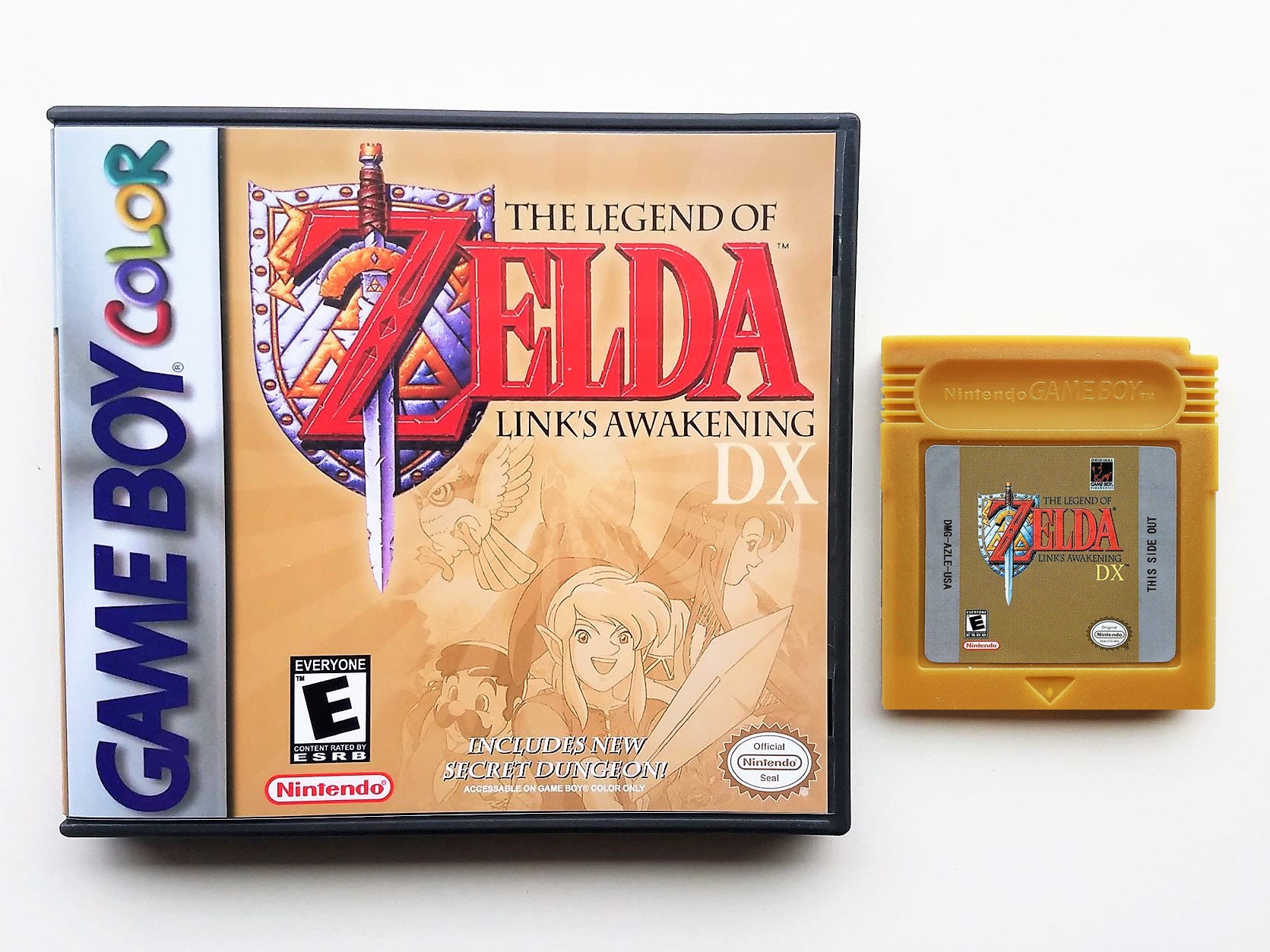 Resultado de imagem para game boy color the legend of zelda link's awakening cover