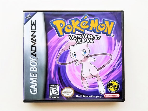 Pokemon Ultra Violet Version Gameboy Advance Gba Sp W Custom Case Us Seller English Hack