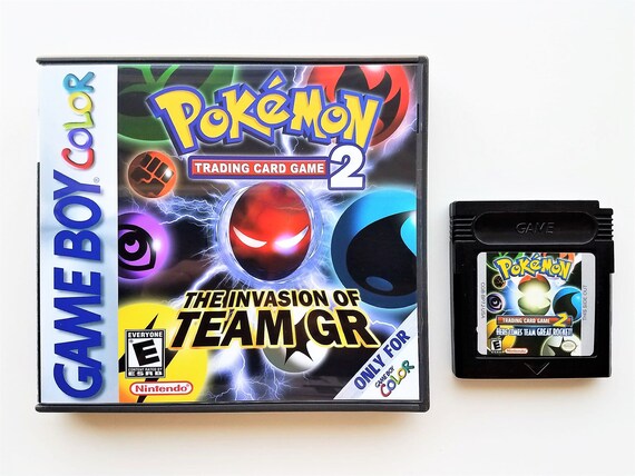 Pokemon Trading Card 2 Game Custom Case Box English Fan Translated Custom Game Boy Color Gbc Gba Nintendo Invasion Of Team Gr