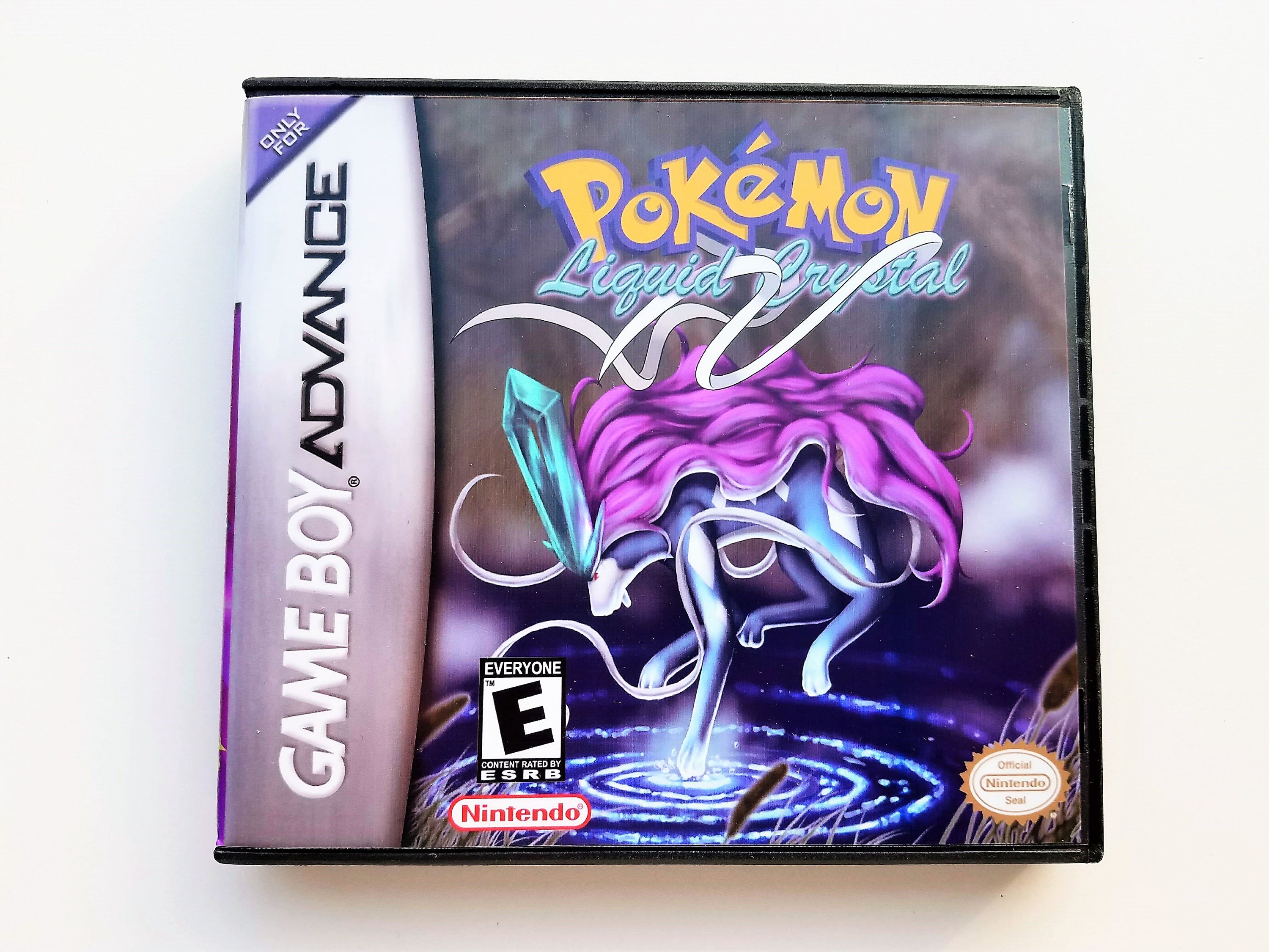 Pokemon Liquid Crystal Version w/ Custom Case US Seller Etsy