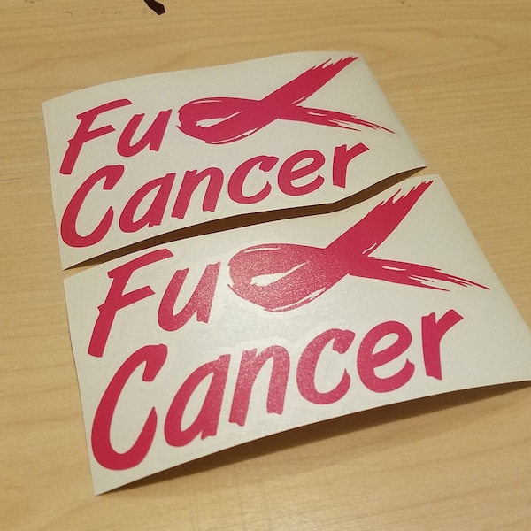 Fuck Cancer Decals - 2-Pack