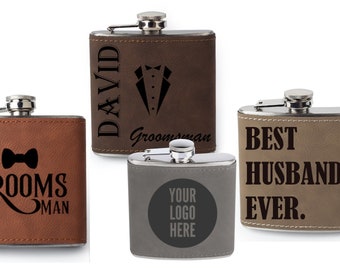 Custom engraved flasks!