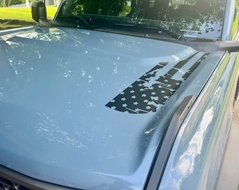 2021-2026 BR0NC0 Vinyl Hood Stripe Decal SET!
