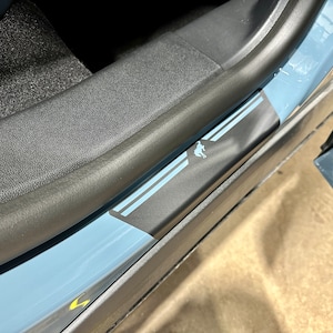 BR0NC0 SP0RT Vinyl door sill covering decal SET!