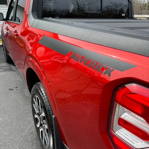 ¡Conjunto de franjas para el panel trasero del cuarto Maverick 2021-2026!