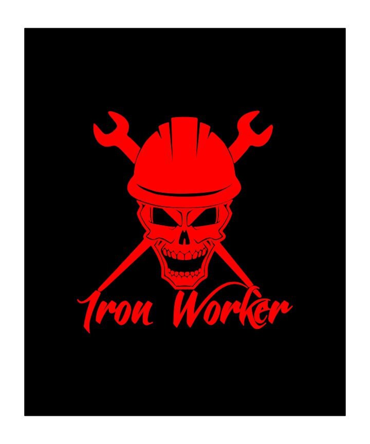 Iron Worker Decal Union local sticker | Etsy