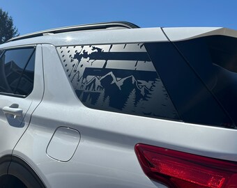 Explorer Rear quarter window decal SET!