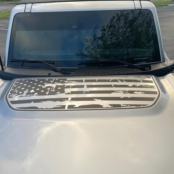 2021-2026 BR0NC0 Hood vinyl decal
