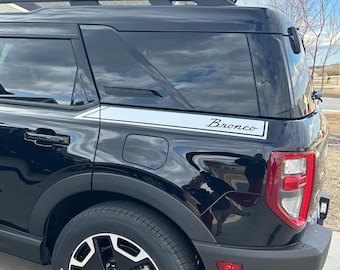 2021-2026 BR0NC0 SP0RT Vinyl Decal- SET! Rear quarter panel stripes!