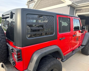 J33P Off-road set of rear side windows decal for hard top