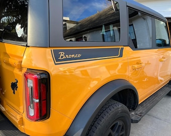 2021-2027 BR0NC0 Vinyl Decal- Rear quarter panel stripe SET!