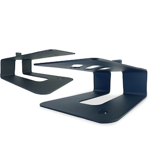 BIG-5 Large Speaker Stands 2-Pack | 12 inch Floor or Desk Studio Monitor Stands Made in USA