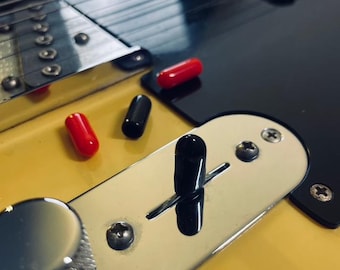 CoolCaps Rubber Elastic Guitar Toggle Switch Knob Caps 2Pcs