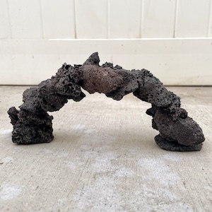 Large Lava Rock Arch Bridge | Perfect for Aquariums , Terrariums, Aquascapes Ornament for Freshwater and Saltwater Tanks
