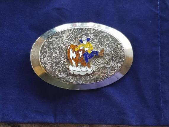 Vintage Rodeo Rider Buckle *Perfectly Gifted, Cus… - image 1