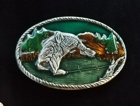 Vintage Fishing Belt Buckle 6105perfectly Gifted, Custom Beltbuckle,  Custom-gift-for-friend 