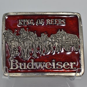 Zabytkowa klamra Budweiser #5016 Idealnie podarowana, niestandardowa klamra do paska, niestandardowy prezent dla przyjaciela
