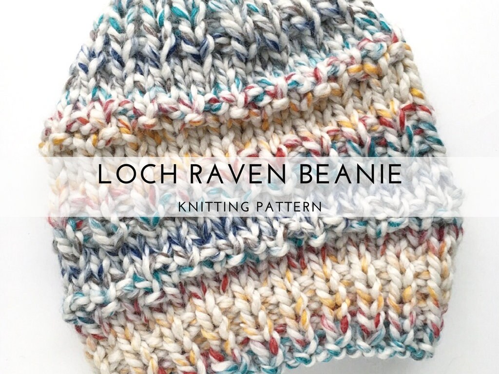 Raven Knit Hat Pattern - Etsy