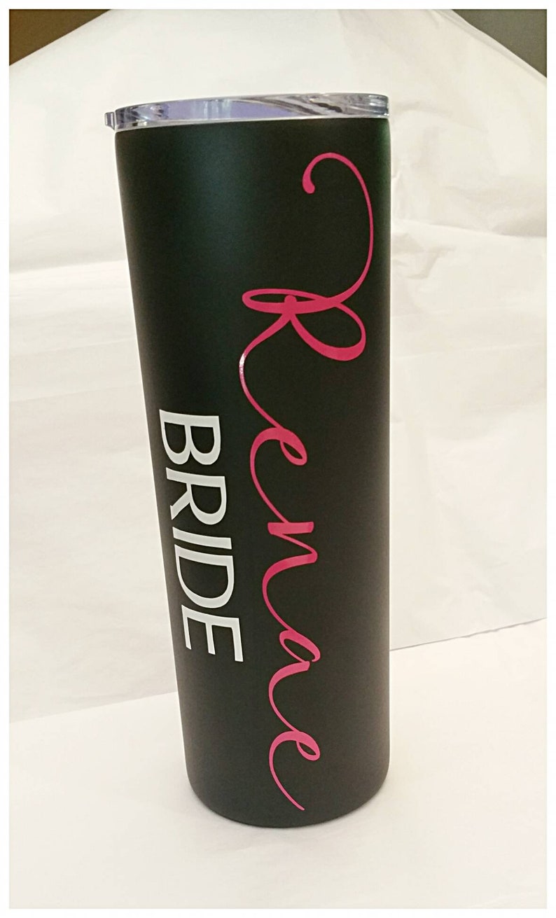 Tumbler Bride Bridesmaid Maid of Honor Coffee Tumbler 20oz Etsy
