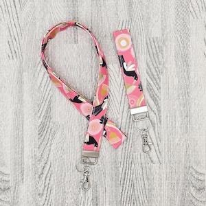 Jocelyn Proust Lanyard/Magpie Lanyard/Australian Natives Lanyard/Work Lanyard/Magpie Key Fob/Magpie Wrist Lanyard/Magpies