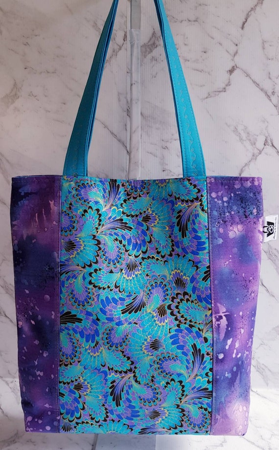 peacocks tote bags