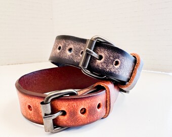 Buckle Up Buttercup | Leather Cuff