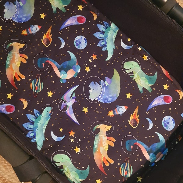 Bassinet Liner made for Bugaboo, Redsbaby, Uppababy & More - Space Dinosaurs