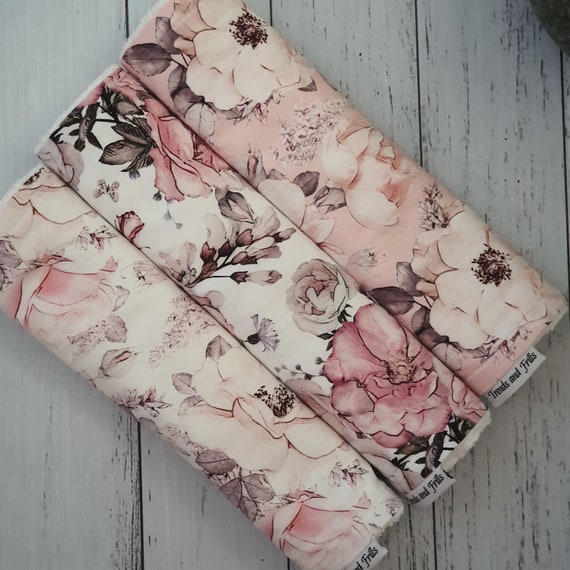 Baby Burp Cloths / Bamboo Burp Cloth Set Floral Alaska Etsy Australia