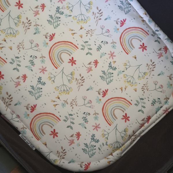 Bassinet Liner made for Bugaboo, Redsbaby, Uppababy & More - Rainbow Summer