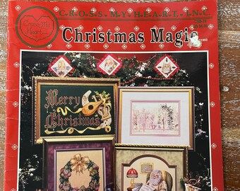 Magia navideña de Cross My Heart, Inc., punto de cruz contado, CSB-78, diseños de magia navideña de Melinda