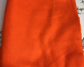 Fieltro acrílico, fieltro para manualidades, cortado, 57” x 57”, fieltro naranja, material para manualidades, material para juguetes de peluche