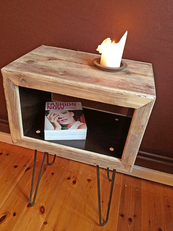 Side table for the living room. Also great as a nightstand in Etsy