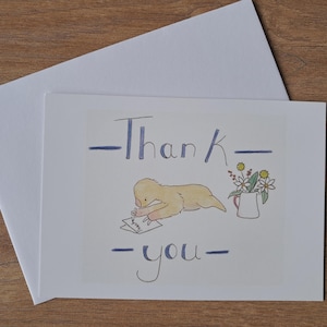 Cartão postal de agradecimento da Sorrel, a preguiça