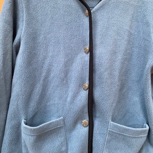 Vintage L.L. Bean Plush Fleece Cardigan image 4