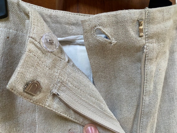 Vintage High-Rise Linen Shorts - image 9