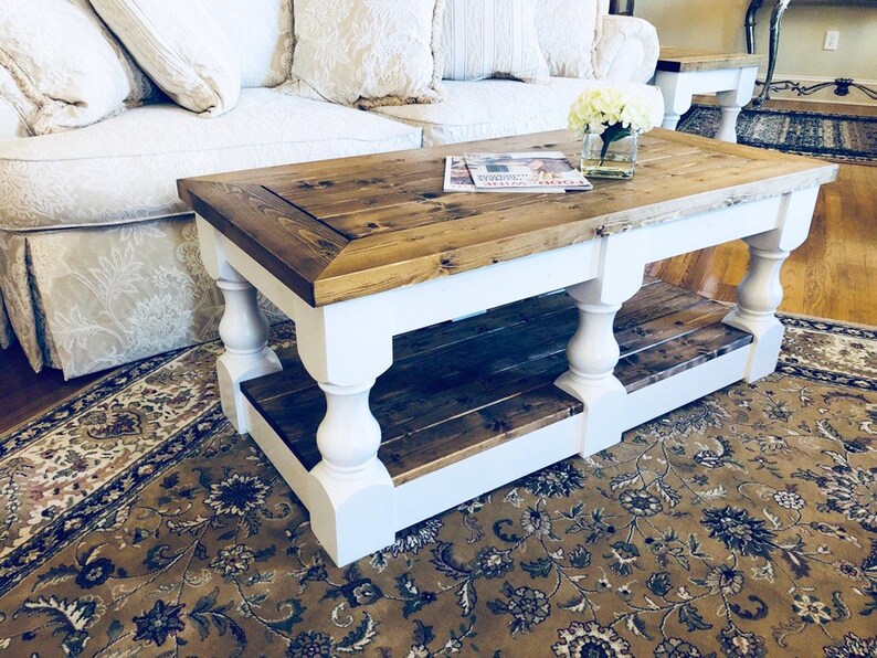 Farmhouse Coffee Table Wooden Farm House Image 0