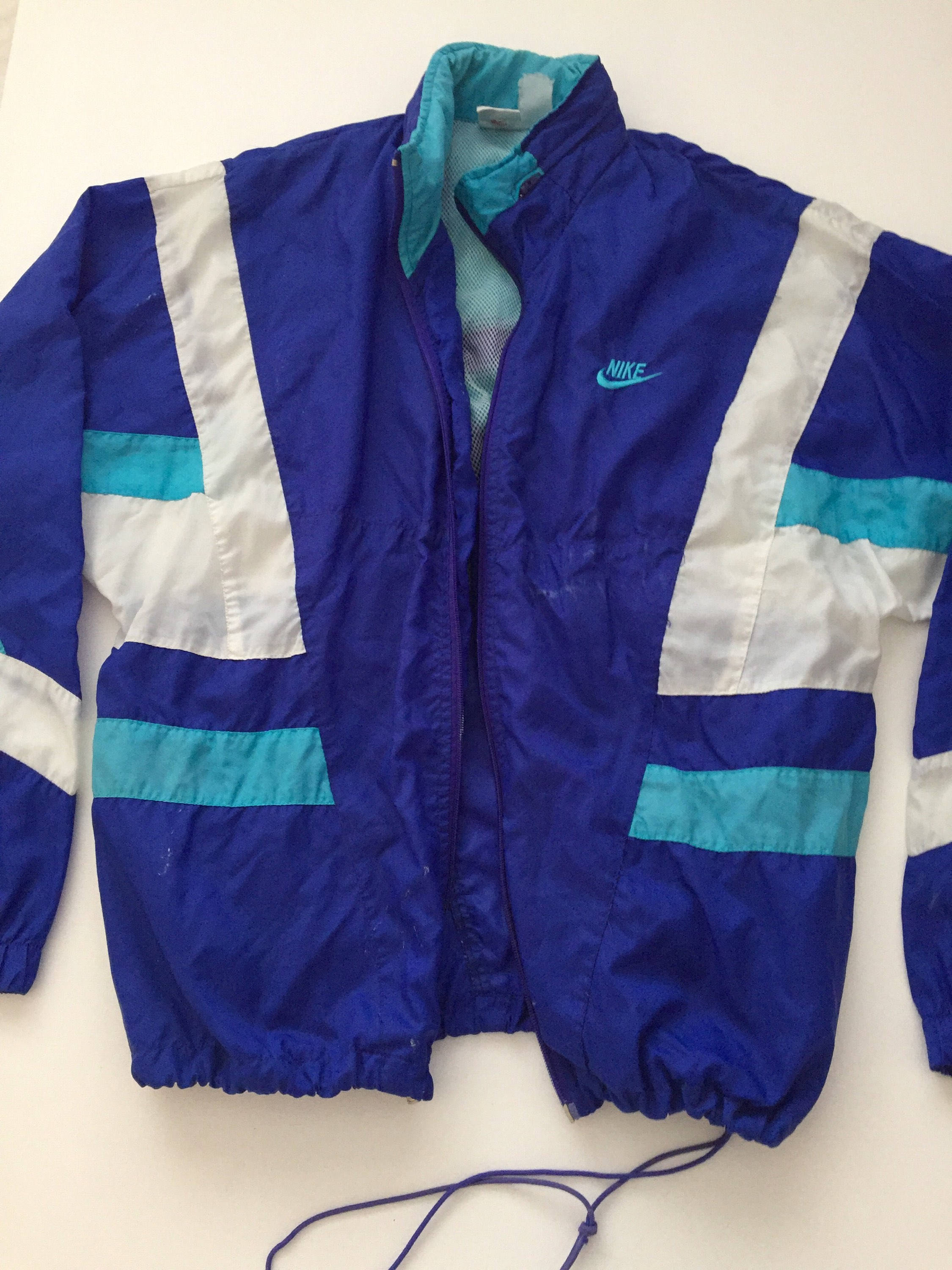 blue nike jogging suit