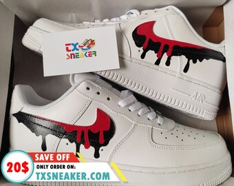 red drip air force 1