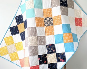 Handmade Baby Quilt - Desert Bloom Granny Square 3