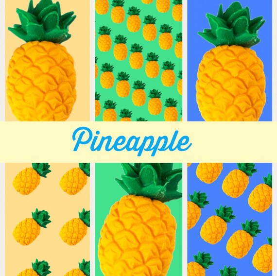 PRINTABLE Pineapple Patterns Digital Paper Pack Scrapbook | Etsy
