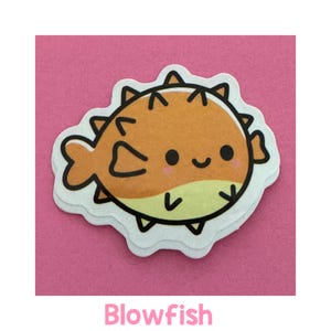 Sticker KAWAII Sticker schattige kogelvis