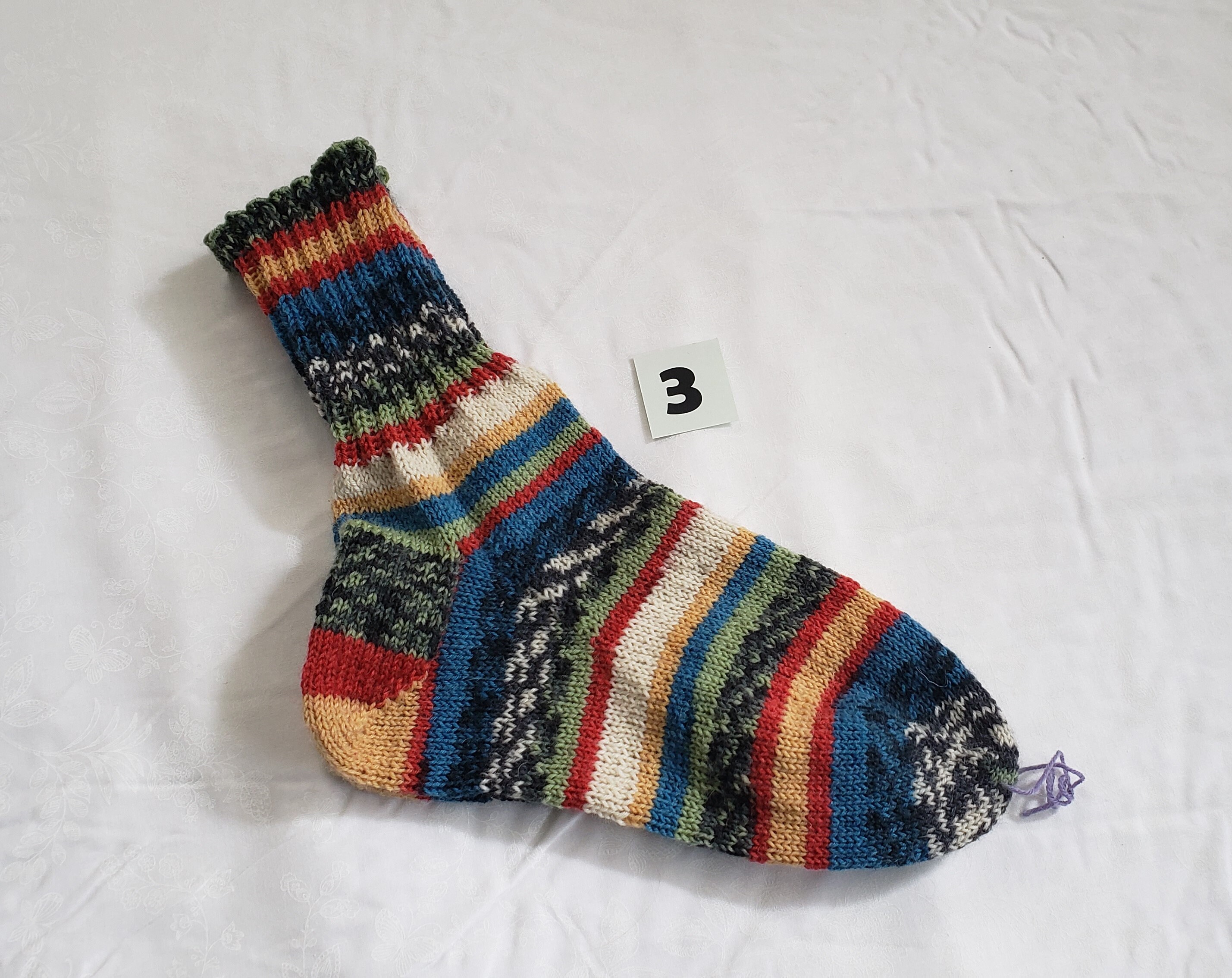 Hand knit socks for men size 1213 Etsy