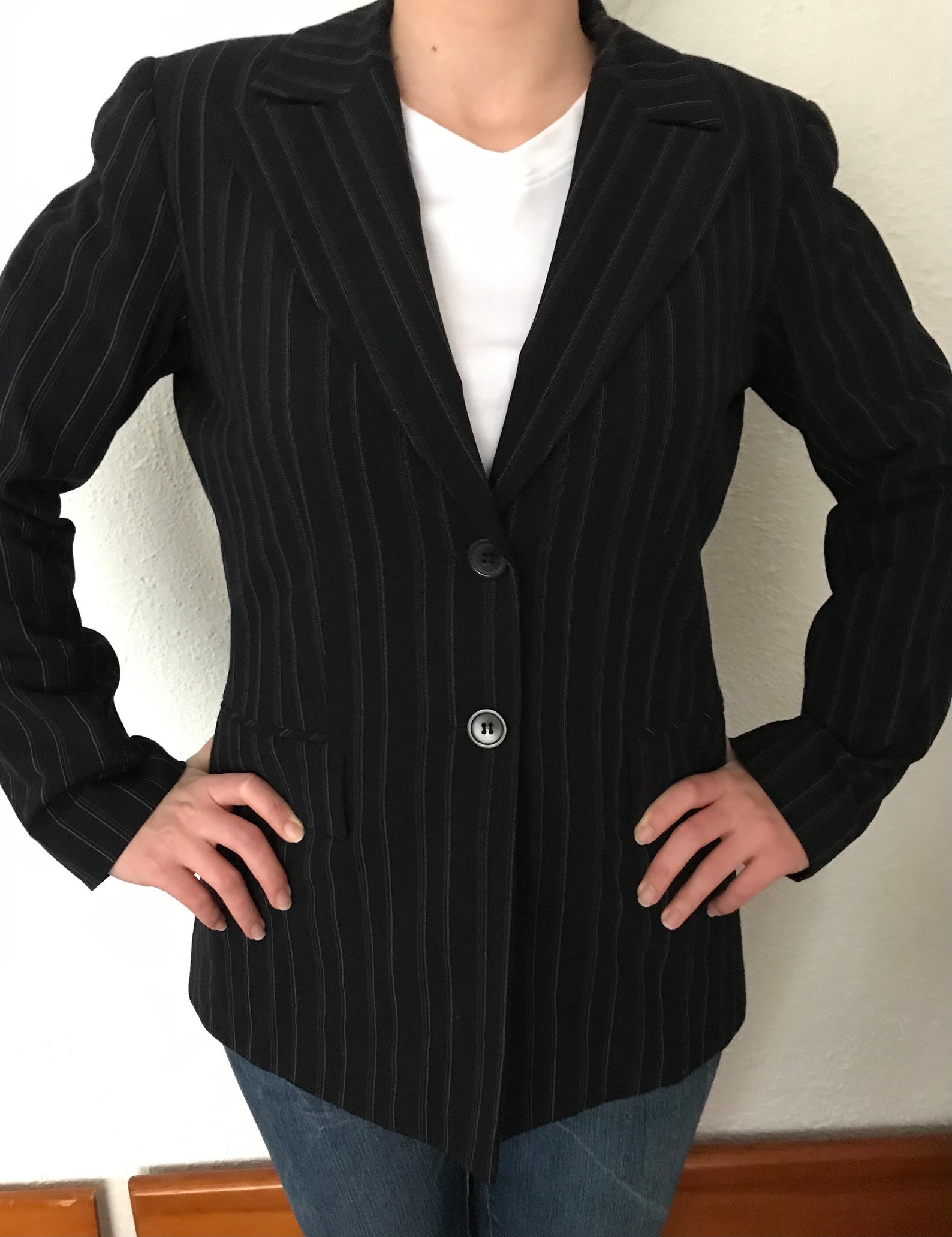 Vintage Jackets Women Jacket Black Jacket Vintage Black Etsy