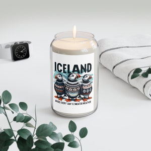 ICELAND Soy Wax Candles, Ozone, Citrus, Sea Salt